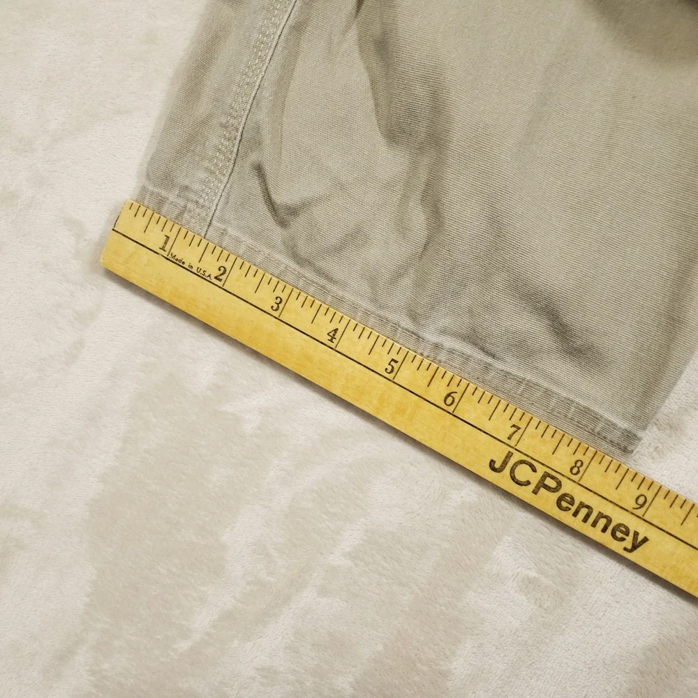 Duluth Trading Co Cargo Pants Mens 36x32 Tan Flex Fire Hose Workwear Trousers
